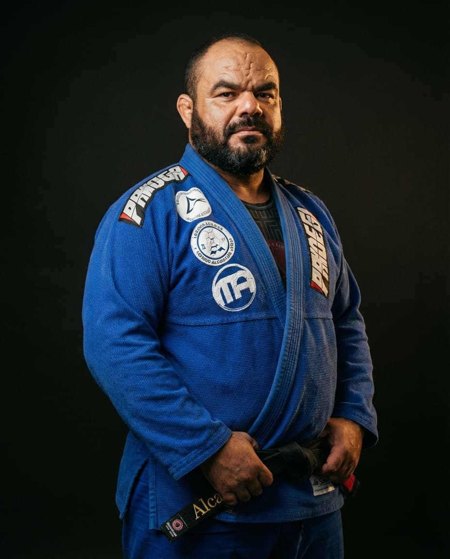 Mestre Leonardo Alcântara, faixa-preta, fundador do CT em Barra de São João.